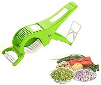 ANA Enterprise ANA Enterprise Multi Cutter with peeler( pack of 1) Vegetable & Fruit Chopper  (1 cutter & peeler)