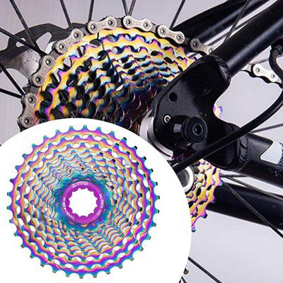 Ananya Lifestyle 12S Freewheel, 11-32T/34T Mountain Road Bike Screw On Cassette 34T (54052447JEL)