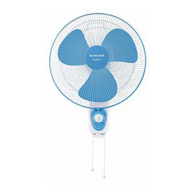 Anchor by Panasonic Fancy Wide 400mm High Speed Wall Fan | Wall Fan for Home | High Speed Wall Fan for Kitchen (Blue, 14146BL)