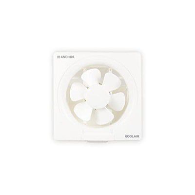 Anchor by Panasonic Kool Air 150mm Exhaust Fan for Kitchen | 150mm Exhaust Fan for Bathroom with Strong Air Suction (White, 14086WH)