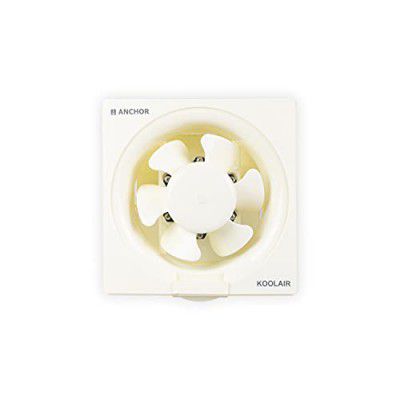 Anchor By Panasonic KoolAir 150mm Exhaust Fan for Kitchen | 150mm Exhaust Fan for Bathroom (Ivory, 14086IV)