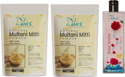 ANIS Natural Multani mitti powder for Skin Glow & Hair (200 g)