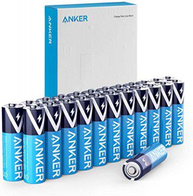 Anker Alkaline AA Batteries (24-Pack), Long-Lasting & Leak-Proof with PowerLock Technology, High Capacity Double A Batteries with Adaptive Power and Superior Safety