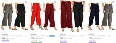 Annectant Palazzos Start at Rs 158 | Upto 94% Off 