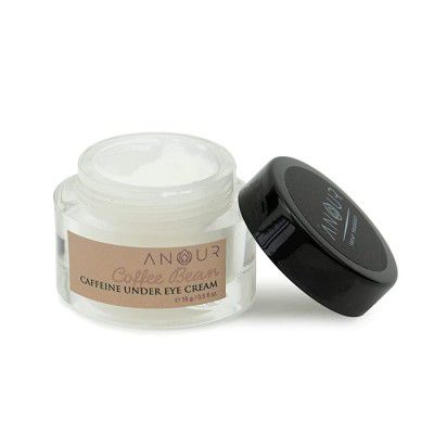 Anour Caffeine Under Eye Cream | Reduces Dark Circles, Puffiness and Fine Lines| Natural Aroma - 15g (Pack of 1)