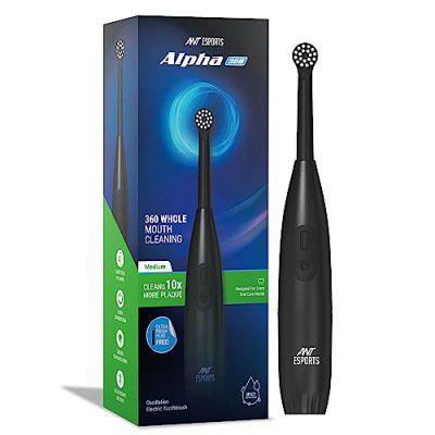 Ant Esports Alpha 360 Oscillation Electric Toothbrush with 2 Brush Heads