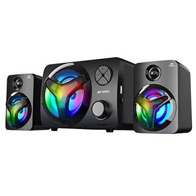 Ant Esports GS350 Pro 2.1 Stereo Gaming Speakers 15W,USB Powered Bluetooth Desktop Speaker