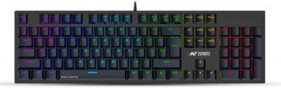 Ant Esports MK3400 Pro V3 Wired USB Gaming Keyboard  (Black)