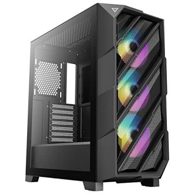 Antec Dark Phantom DP503 Mid Tower ATX Gaming Case I Cabinet Rubber Grommets for Cable Management, VGA Card Holder