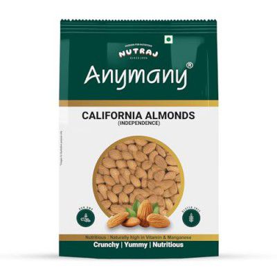 Anymany Nutraj California Almonds 1kg | Nutritious & Delicious | Dried Badam Giri | High in Fiber | Rich in Vitamin E & Manganese | Gluten Free