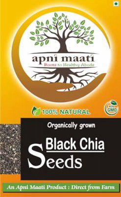 Apni Maati Healthy Black Chia Seeds for eating |400 gm| Organic Chia |High Omega-3 Seeds| Diet Seed|Healthy Seed (400g)