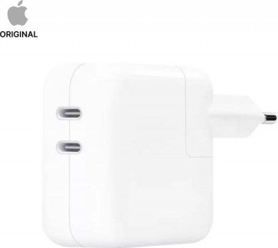 APPLE 35 W 5.4 A Multiport Mobile Charger  (White)