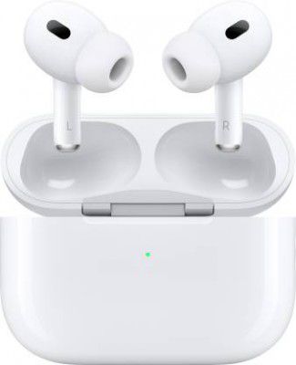 Apple AirPods Pro (2nd generation) with MagSafe Case (USB-C) Bluetooth Headset (White, True Wireless)