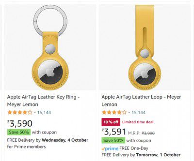 Apple Airtags at Extra 50% off