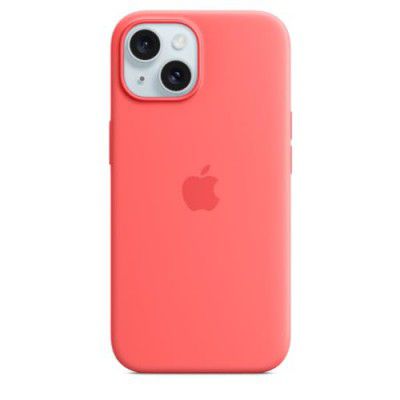 Apple iPhone 15 Silicone Case with MagSafe - Guava ???????