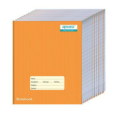 Apsara small size notebook 172 Pages | Single Line | Pack of 12