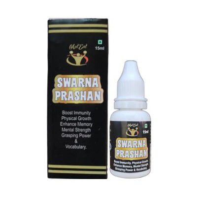 AptEat swarna prashan 8MG Child Immunity Booster (8 MG) Made with 24K Purified Glod Ash