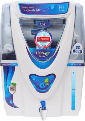 Aqua Fresh Epic Model 15 L RO + UV + UF + TDS Water Purifier (White)