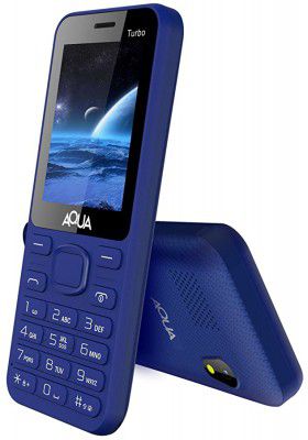 Aqua Turbo (2.4 inch Display, 2000 Mah Battery, Blue)