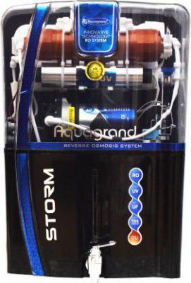 Aquagrand Store Model RO + UV LED+ UF + TDS + COPPER FILTER 12 L RO + UV + UF + Copper + TDS Control Water Purifier 