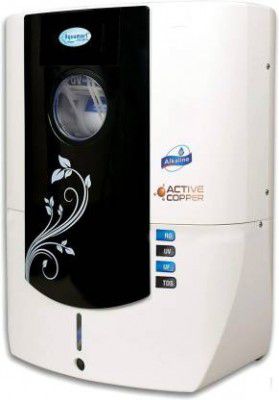 Aquamart Active copper Ro Water purifier with Bio Alkaline 12 L RO + UV + UF + TDS + Alkaline Water Purifier  