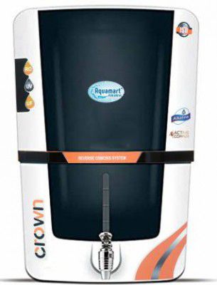 Aquamart RO Water Purifier  Aqua Copper Infuser Technology 12 L RO + UV + UF + TDS + Alkaline Water Purifier  