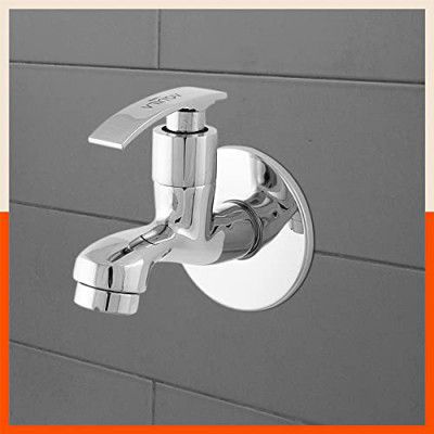 Aquila by Bathla - Draco Bib Cock Tap with Flange for Home | Wall Mountable & Corrosion Resistant