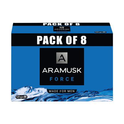 Aramusk Force Soap, 125g (Pack of 8)