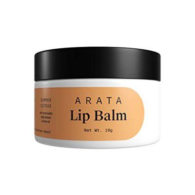 Arata Citrus Lip Balm (10 G) For Dry, Chapped Lips 