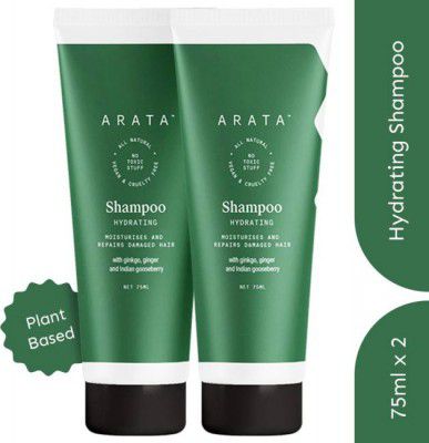 ARATA Hydrating Shampoo|Gentle, Vegan Formula|Reduces Scalp Irritation|  (150 ml)