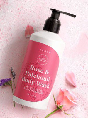 ARATA Rose & Patchouli Body Wash Moisturizing & Rejuvenating - 300ml