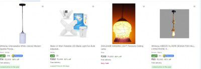 Areezo Ceiling Lamps from ₹74