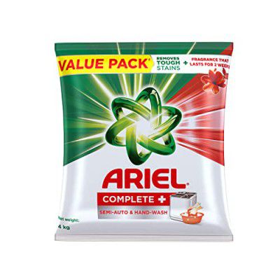 Ariel Complete Detergent Washing Powder- 4Kg Value Pack