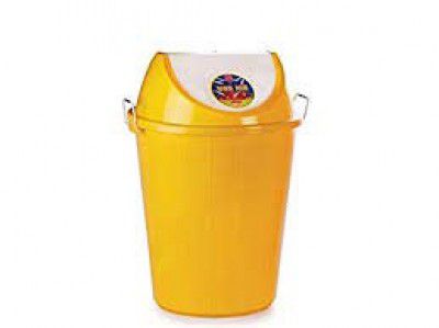 ARISTO Swing Lid Garbage Waste Dustbin 32 Ltr (Yellow)