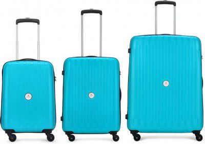 ARISTOCRAT  Hard Body Set of 3 Luggage 4 Wheels - ARMSTRONG SET 53+65+78 360 TBL - Teal