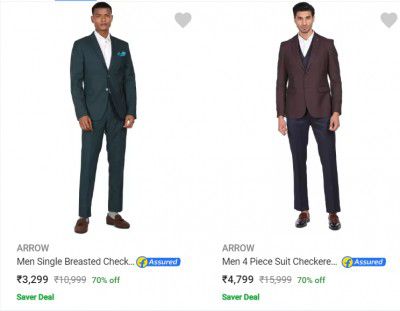 ARROW Men Suits @ 70% Off