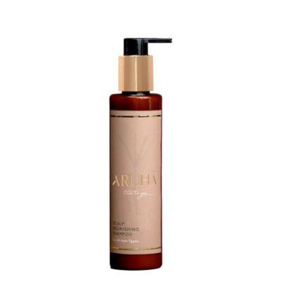 Aruha Hair Nourishing Scalp Shampoo | Anti-Dandruff,Strenthens scalp for Healthy hair | Enriches with Amla,oats & hibiscus extracts | Reduces Hair fall and helps in scalp nourishment | Suitable for Me