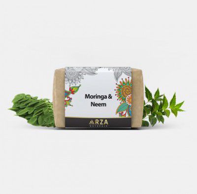 Arza Naturals Moringa and Neem Soap for Anti-Wrinkles 75g