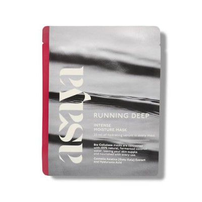 Asaya Hydrating Sheet Mask for Dry Skin | Bio cellulose Sheet Mask for Hydration & Barrier Repair | Hyaluronic Acid, Glycerin & Gotu Kola Extract | Plumps & Nourishes | Made in Korea | All Skin Types