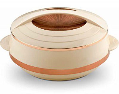 Asian Olympic Inner Steel Casserole, 1600 ml, Rose Gold |PU Insulated| BPA Free | Odour Proof| Food Grade | Easy to Carry | Easy to Store | Ideal for Chapatti | Roti | Serving Casserole