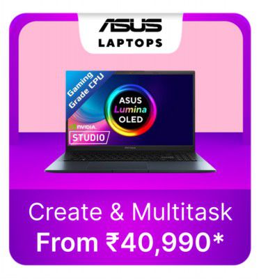 Asus Multitask Laptop starts @ 40990 on Flipkart's Big Billion Days Sale