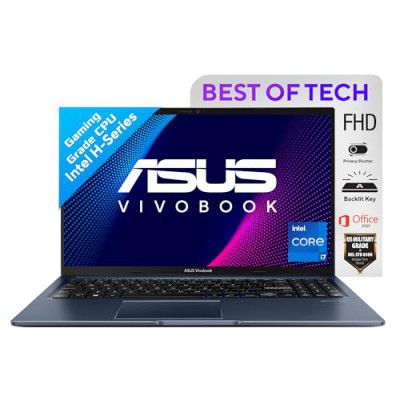 [Extra ₹6500 off] ASUS Vivobook 15 Intel Core i7-12700H 12th Gen X1502ZA-EJ744WS Laptop (16GB RAM + 512GB SSD + Intel Iris X? Graphics)