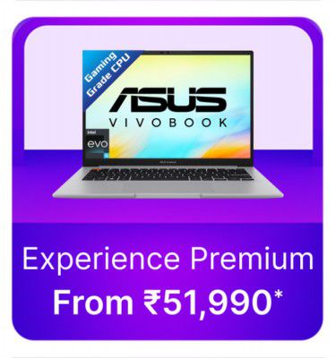 Asus Vivobook starts @ Rs. 51990 on Flipkart's Big Billion Days Sale