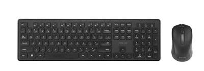 ASUS Wireless Keyboard and Optical Mouse Set CW101, Up to 1000dpi, Adjustable DPI, Compact & Lightweight Design (Black)