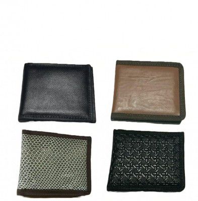 ATEVON Men's Leather Wallet Set - 5 Premium Mixed Styles, Multicolor - Ideal for Everyday Use & Gifts