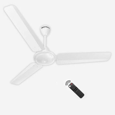 Atomberg Ameza 5 Star BEE Rated 1200 mm BLDC Motor with Remote 3 Blade Ceiling Fan  (White, Pack of 1)