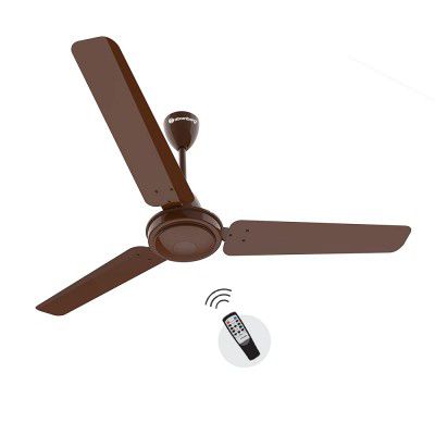 Atomberg Ozeo1200 mm BLDC Motor with Remote 3 Blade Ceiling Fan (Brown, Pack of 1) | Formerly Gorilla