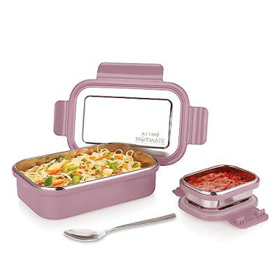 Stainless Steel Tiffin Box Lunch Box For Adults Office Use- 800 ml