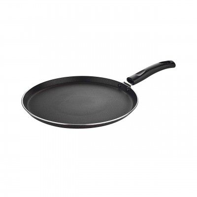 Attro Non-Stick Aluminium Gas Stove & Induction Compatible Dosa Tawa 28 cm, Marble Grey