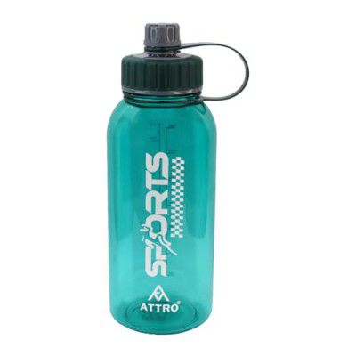 Attro Ranger Gym 1630ml Water Bottle with Grip Handle & ML Marking Mention for Daily Water Intake BPA Free Leak Proof - Green